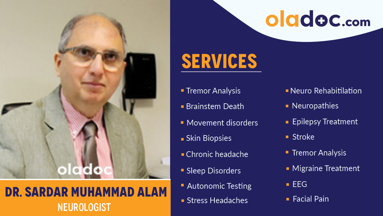 Services  provided by Dr. Sardar Muhammad Alam